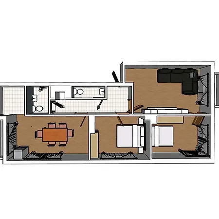 Apartment Top Center Modern App Next To Seven Saints Church Sofia